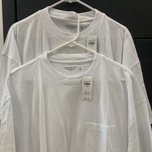 Abercrombie XL Soft Essentials White Shirt NWT